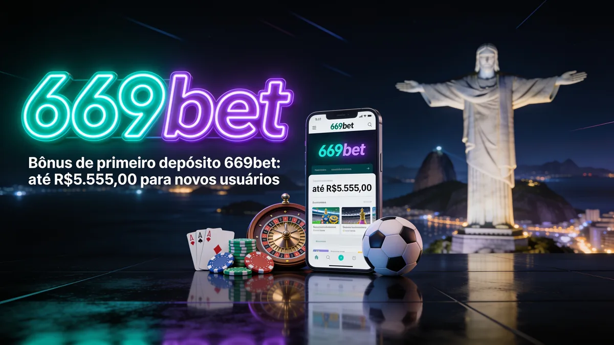 Bônus de primeiro depósito 669bet: até R$5.555,00 para novos usuários — 669bet no Brasil